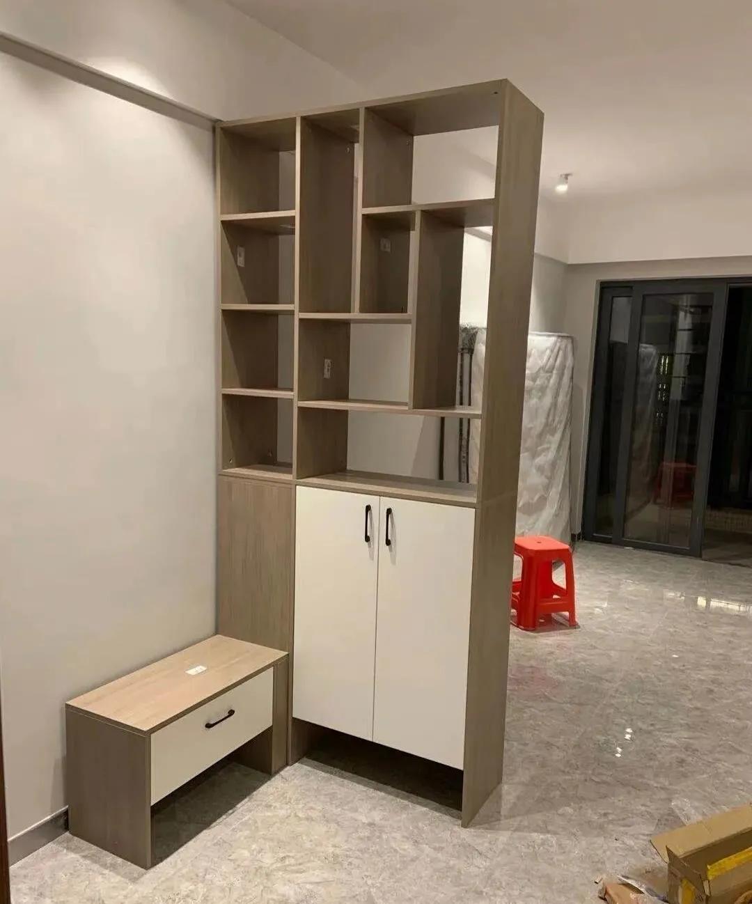 屏风隔断柜效果图,20公分隔断柜效果图