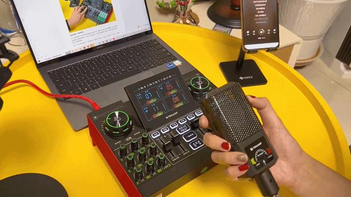 被董宇辉的才华打动，尝试开启直播，十盏灯G10声卡测评