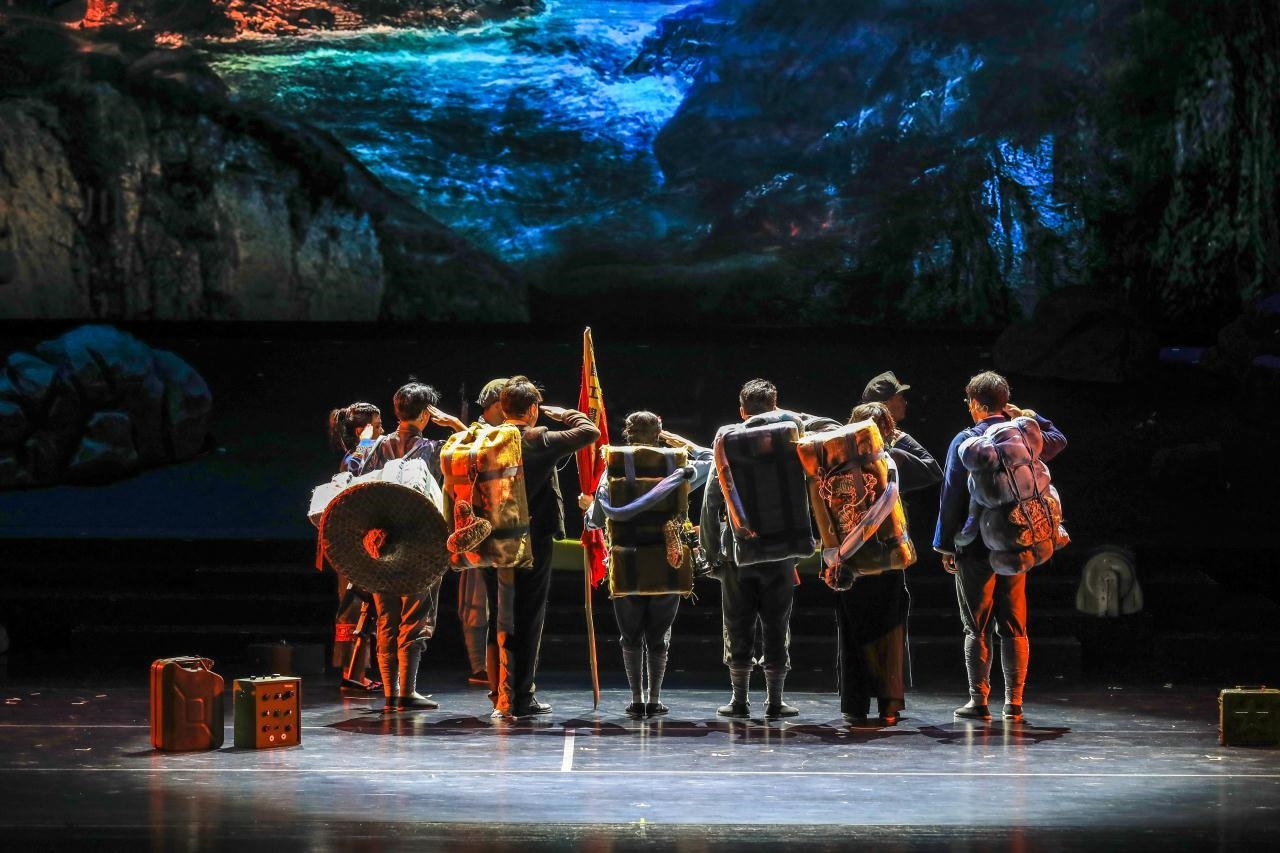 四渡赤水舞台讲述,四渡赤水河舞台剧