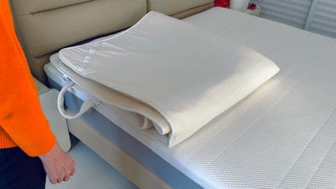 地暖垫取暖测评,智能恒温水暖毯冬天暖床神器