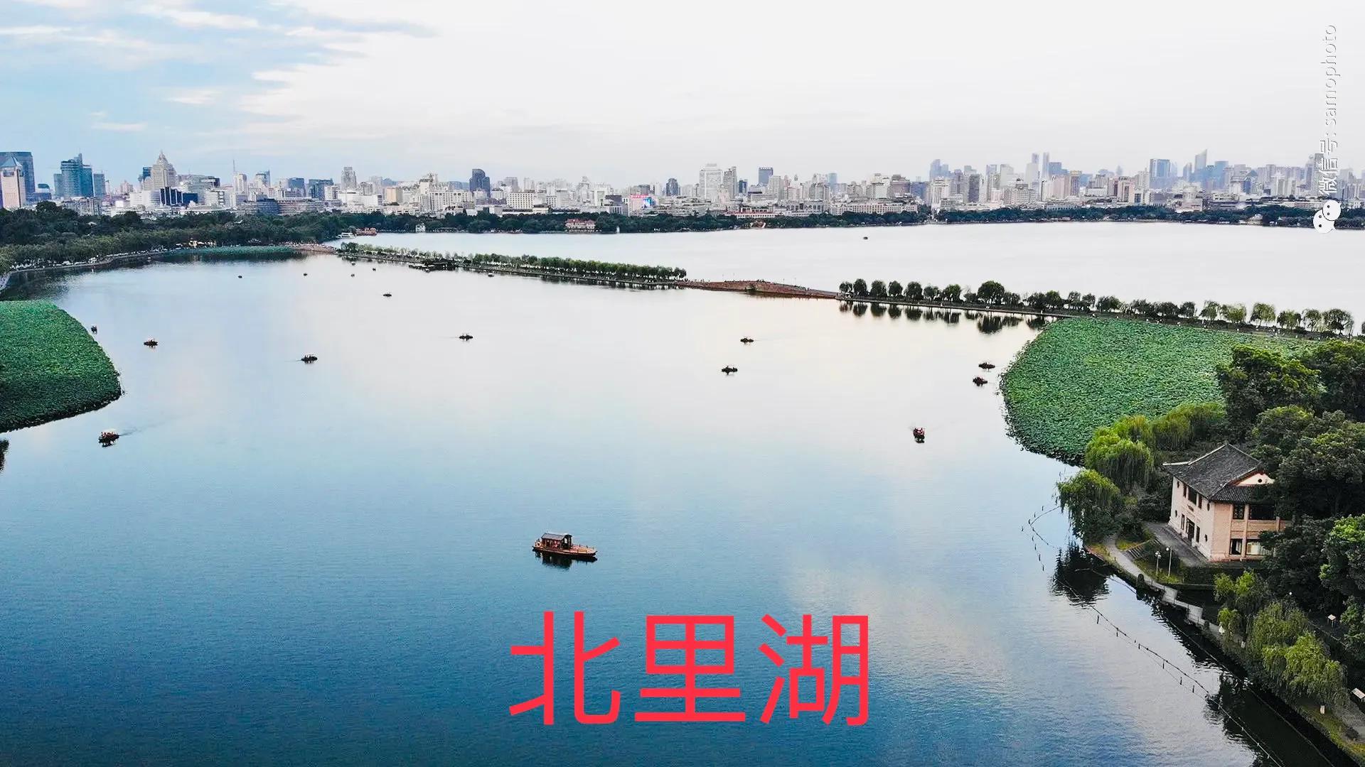 杭州西湖大雪纷飞,杭州西湖风景名胜区