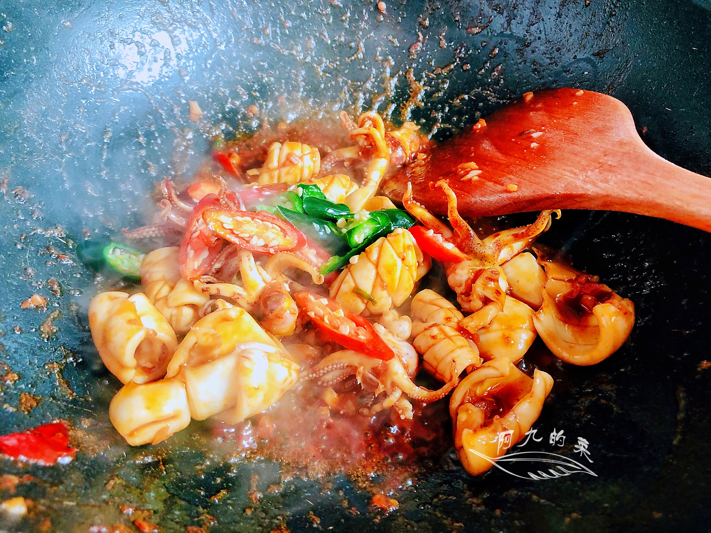 酱焖笔管鱿鱼做法,笔管鱿鱼做法潮汕