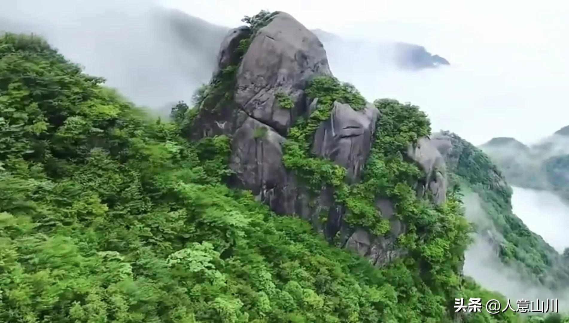 九华山云海水墨画,九华山水墨画