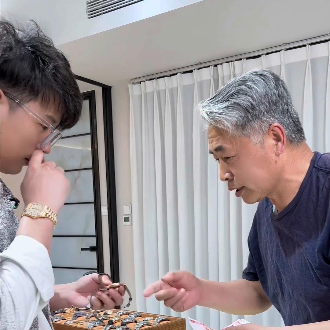 几十个万的手表，大爷居然拿来换鞋子！#手表控