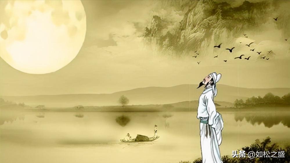唐诗三百首静夜思唐李白,李白的静夜思诗人看到什么