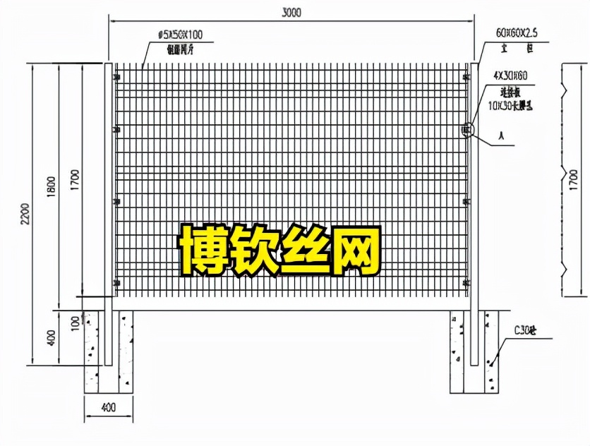 排栅网焊接,焊接网隔离栅施工工艺流程