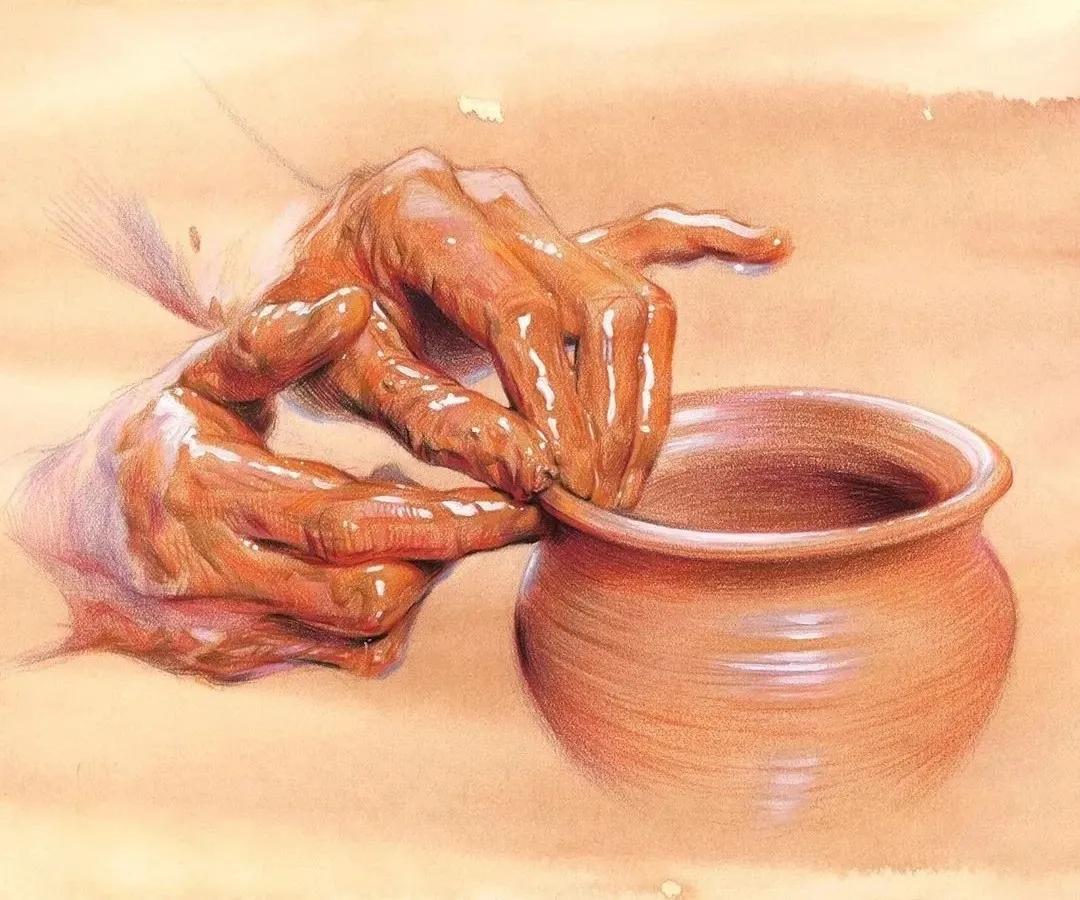 外国人画绝美人物油画,韩国小哥画最小的画