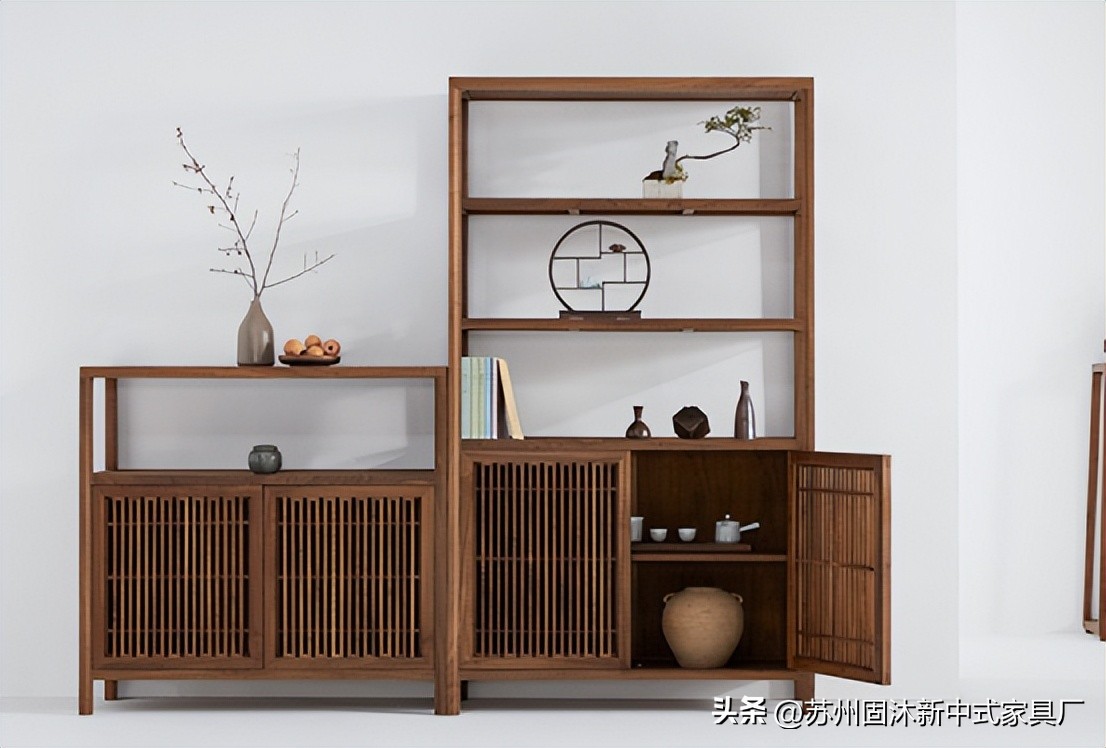 家具是原木风格治愈系小户型,原木家具现代简约风