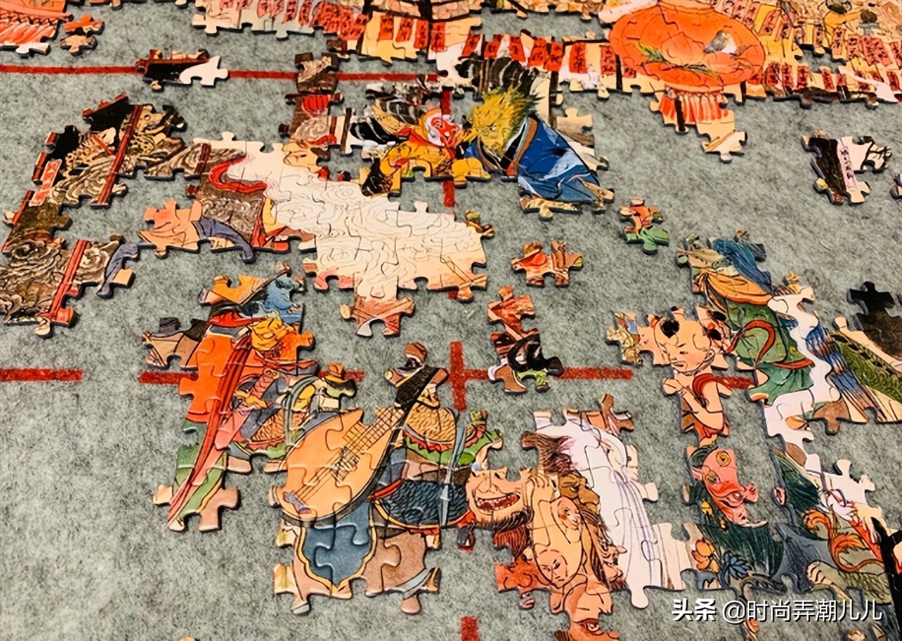 TOI图益x皇小小联名拼图——人间烟火，神仙也爱