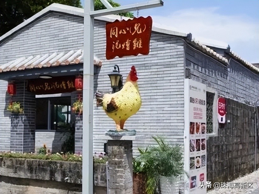 古色古香的明清风格的美食古街,古街古巷古村落风景到此一游