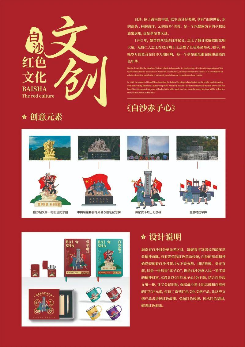 山水黎乡·绿韵白沙2022海南白沙黎族自治县文创设计大赛获奖作品公示
