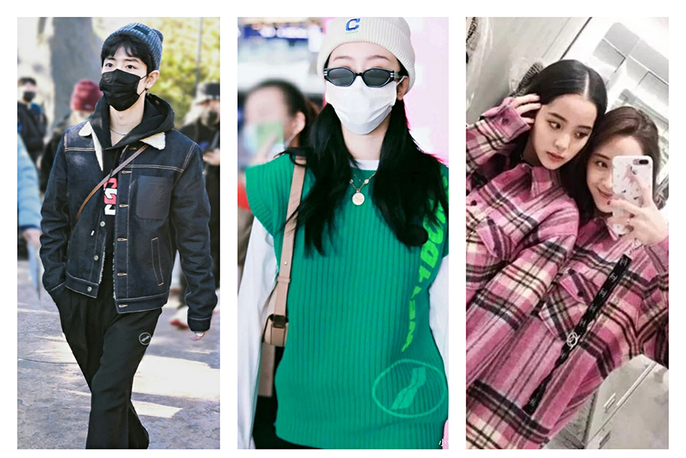 肖战杨幂同款黑色字母外套,肖战杨幂t恤