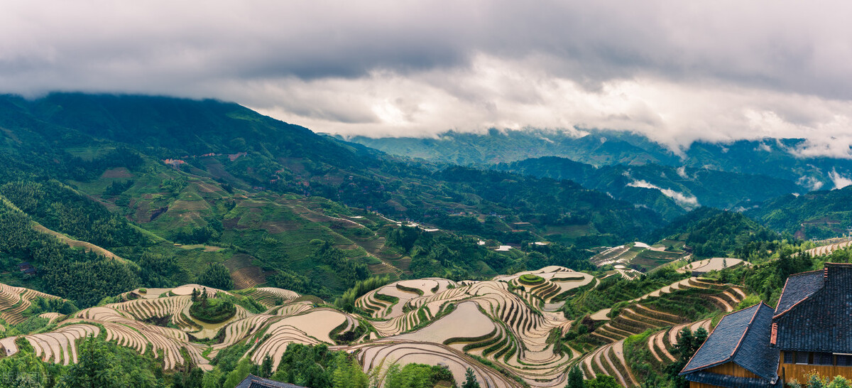 广西桂林山水甲天下跟团,桂林阳朔山水甲天下全景图