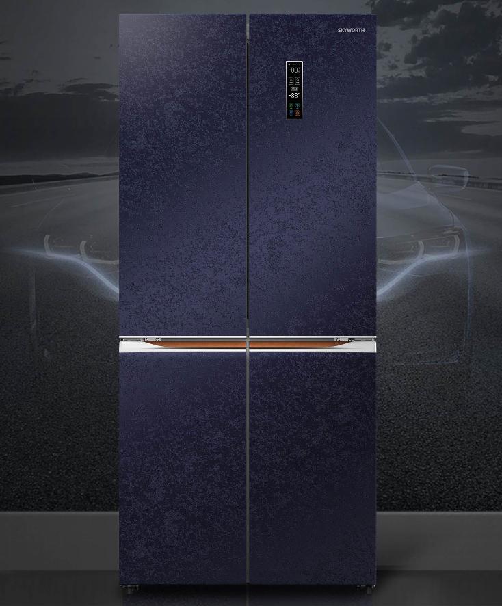 创维旗舰系列四开门全域净味冰箱,创维全域净味冰箱