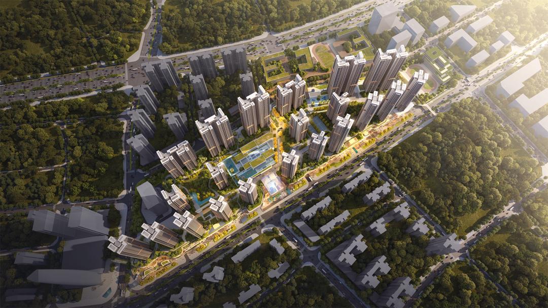 多维城市发展，AUBE欧博设计助力打造坪地TOD新地标