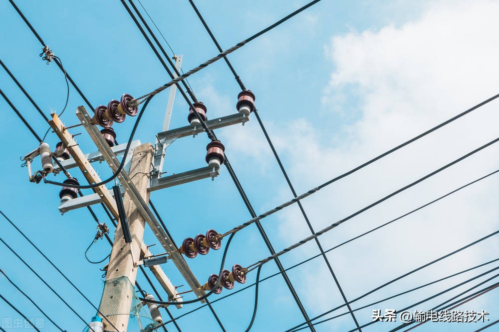 新能源高压配电器结构,架空配电线路结构