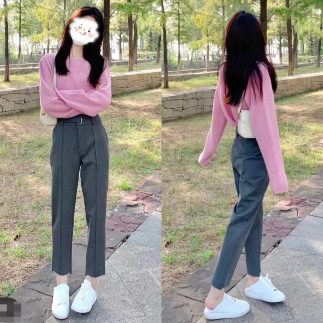 灰色裤子怎么搭配外套冬,灰裤子穿什么衣服才最好看