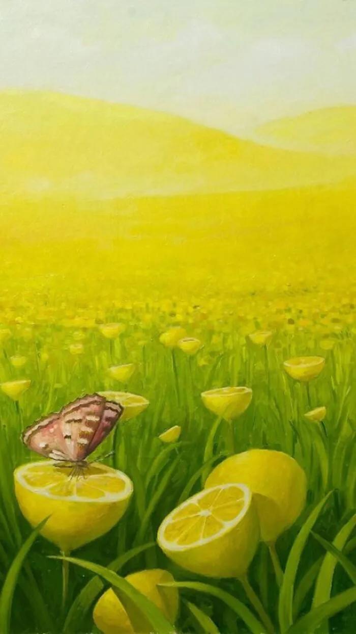 柠檬手机壁纸图片大全,柠檬高清壁纸4k全屏