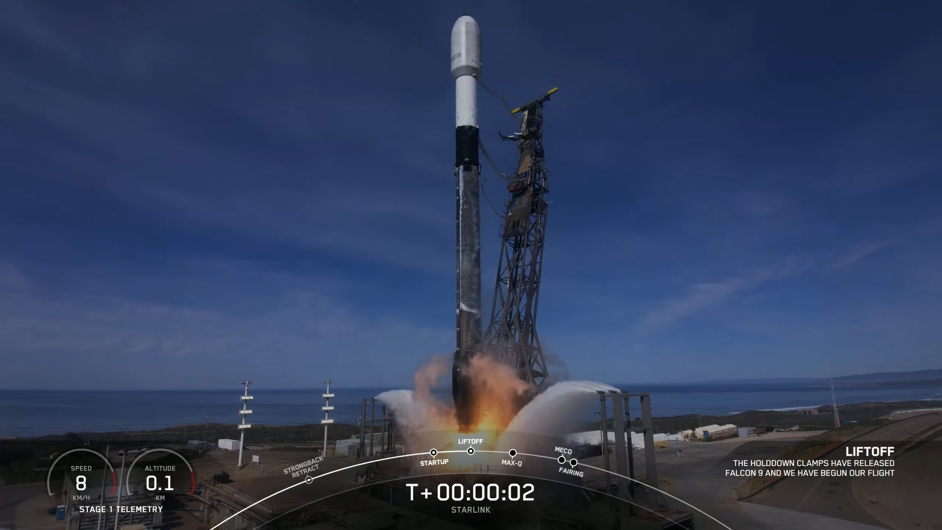 猎鹰9号发射星链卫星,猎鹰九号发射成功视频