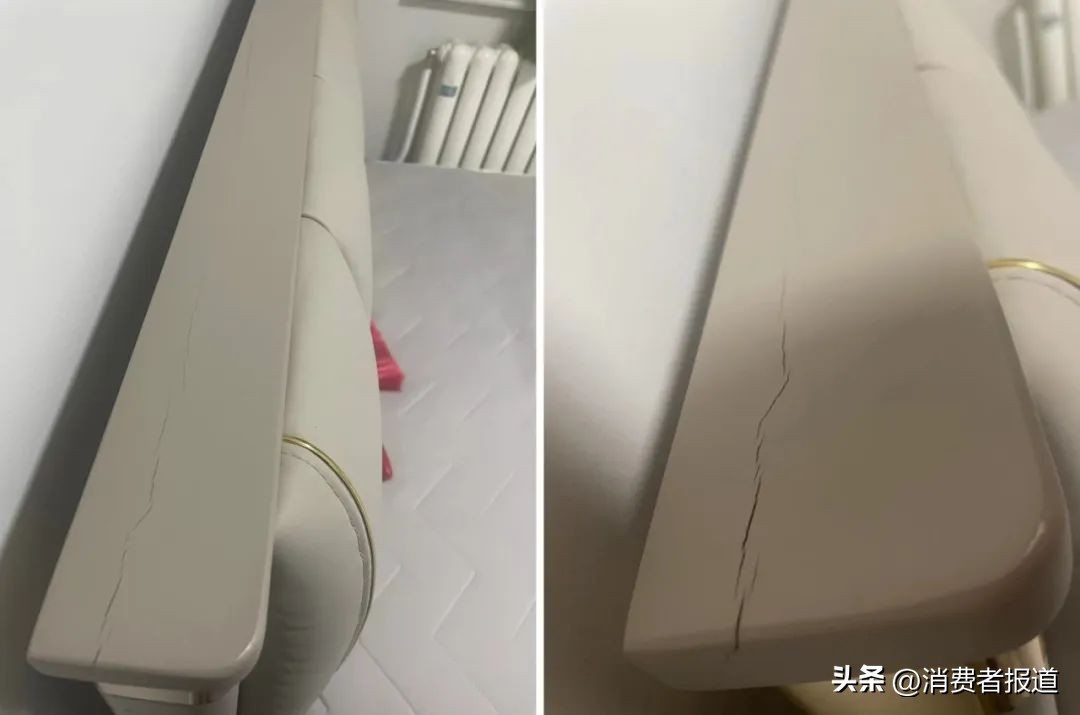 床脚不匹配、床头开裂、床板返潮……林氏家居售后态度引消费者不满