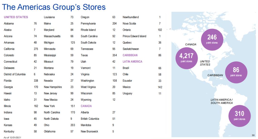 美国宣伟涂料世界排名,宣伟漆是世界第一吗