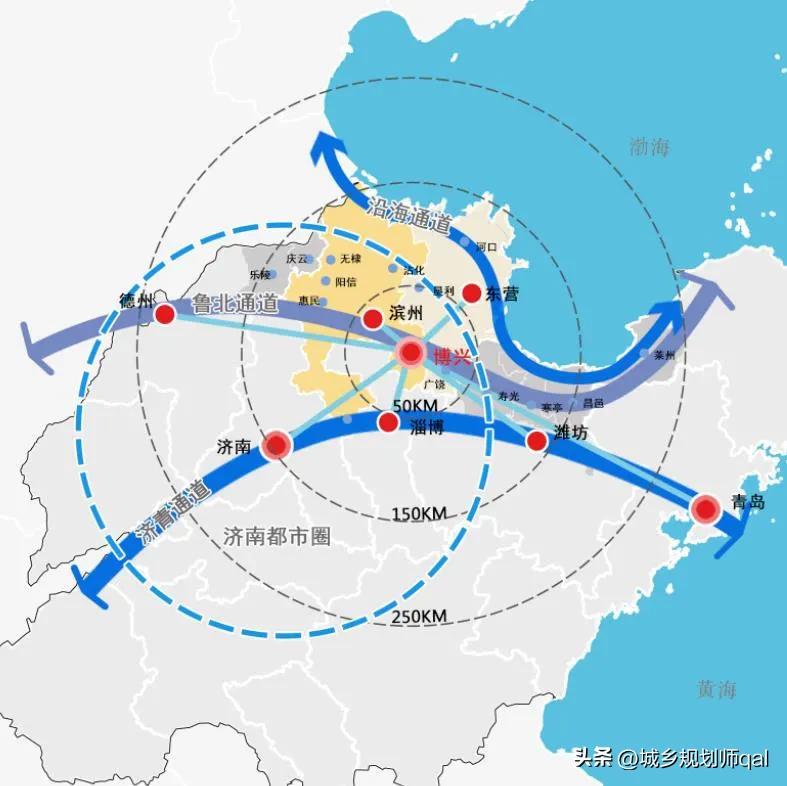 滨州市最新国土空间总体规划,博兴县县城总体规划图