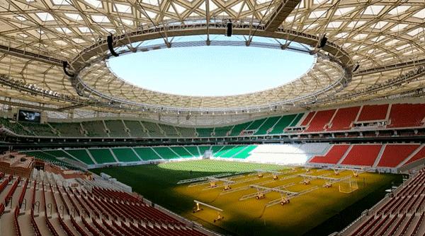 卡塔尔世界杯场地设计方案图,卡塔尔世界杯的主体育场设计理念