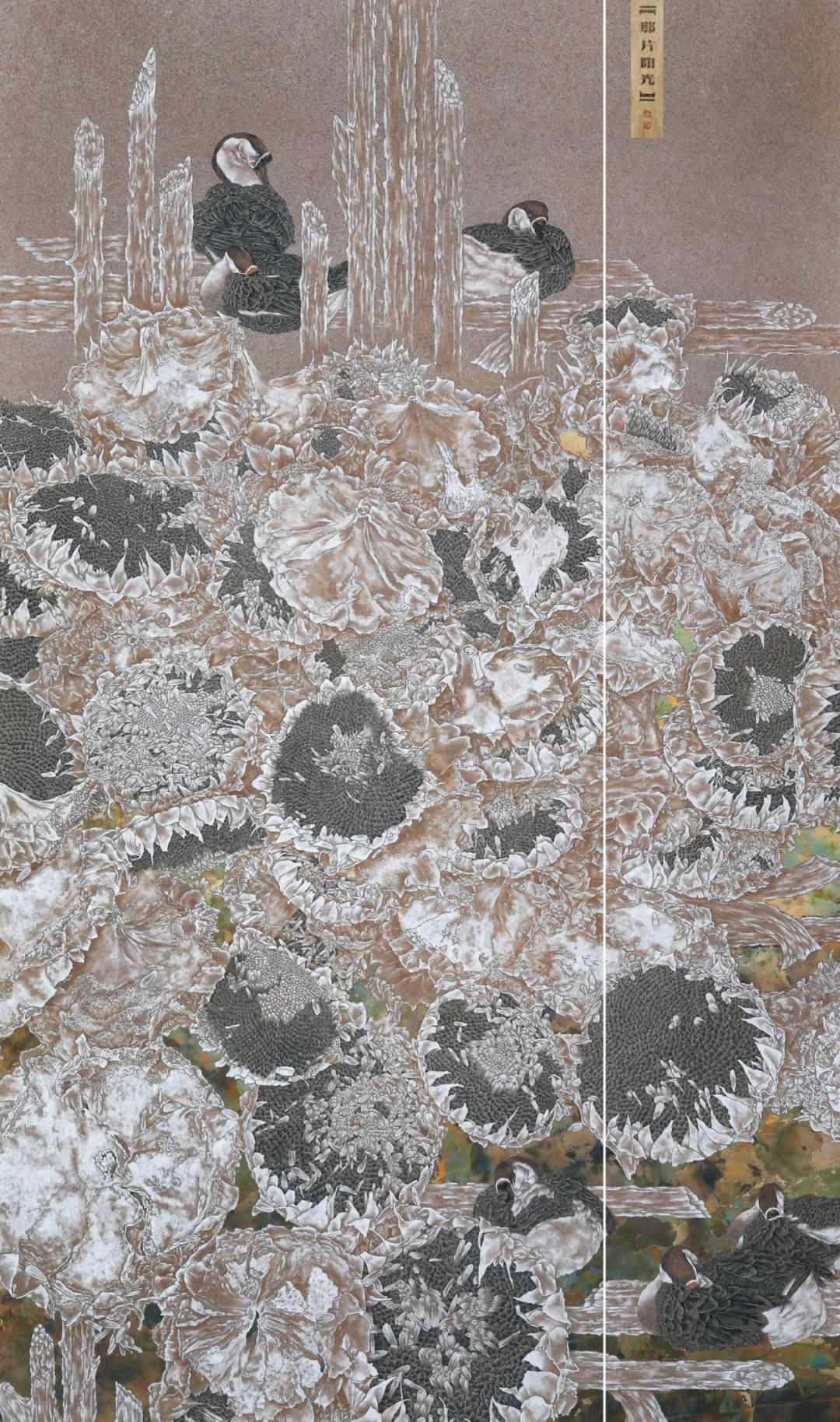 勾线画色彩,好的工笔画白描勾线画