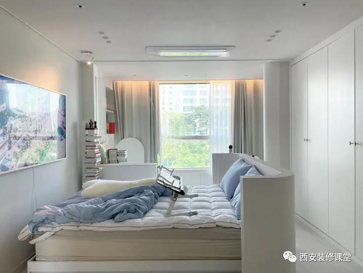 床头不占地方收纳柜,床头没靠墙如何解决风水问题