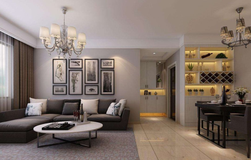 2022年家装客厅最流行地砖效果图,装修全过程解析第一篇家装新模式