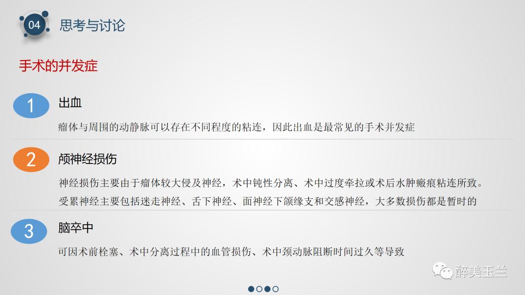 颈动脉体瘤切除术患者的麻醉管理,PPT课件