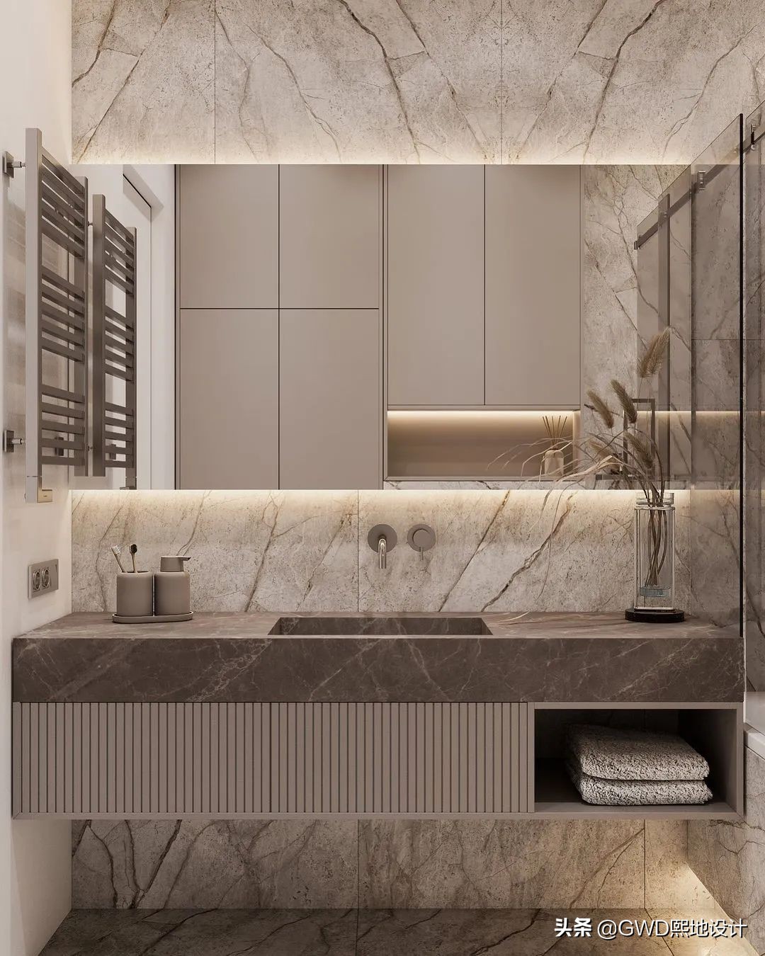 最美卫生间装修效果图,2021最火卫生间设计效果图