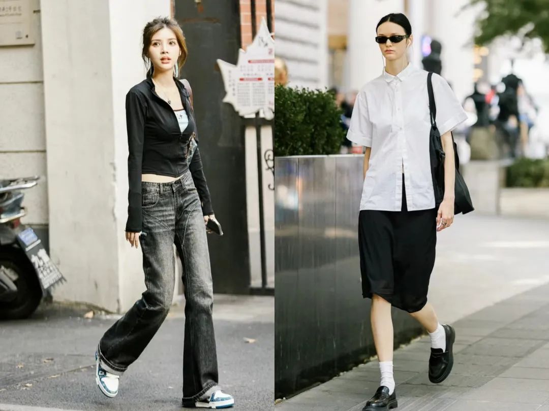 来上海才发现大家都穿的很休闲,去了上海才知道穿搭