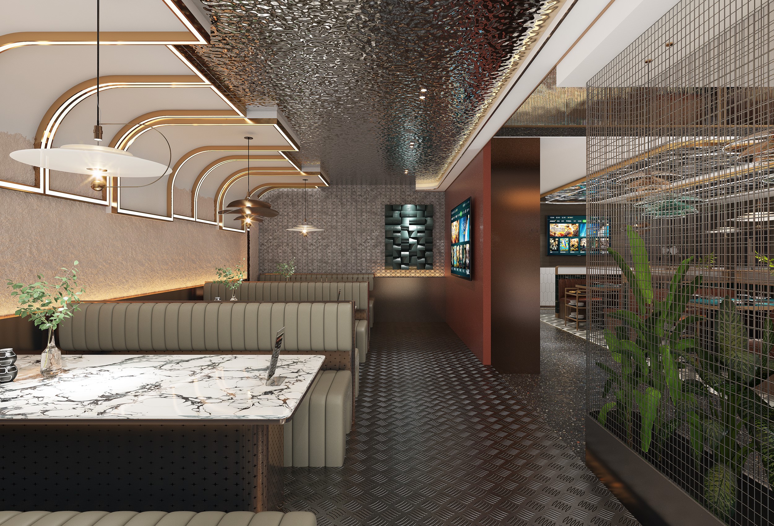 银川烧烤店装修设计报价,银川烧烤店装修设计效果图