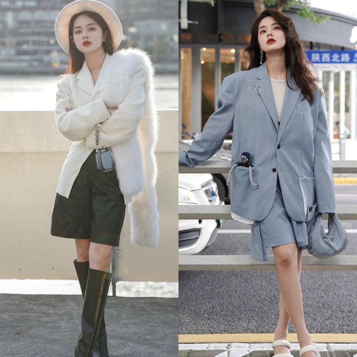 上班穿搭西装裤配什么鞋,上班穿的西装修身款