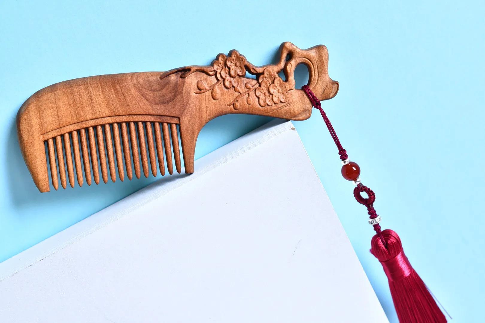 印度老山檀香美人梳,印度老山檀香按摩梳