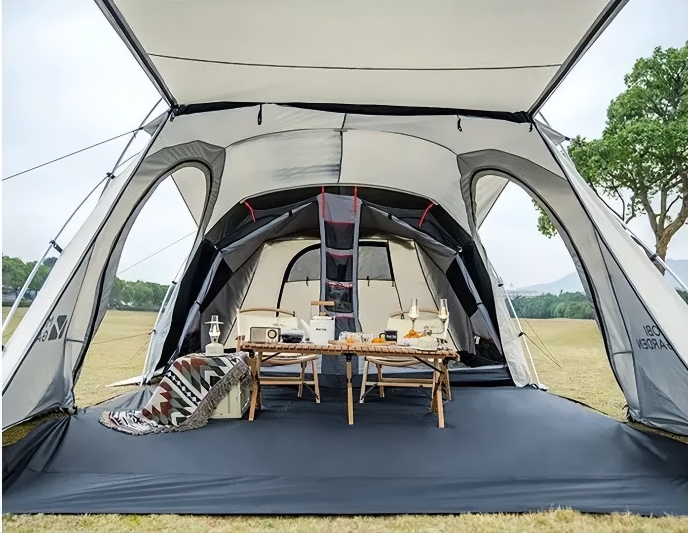 怎么做小帐篷露营地,自己制作露营风餐厅帐篷教程