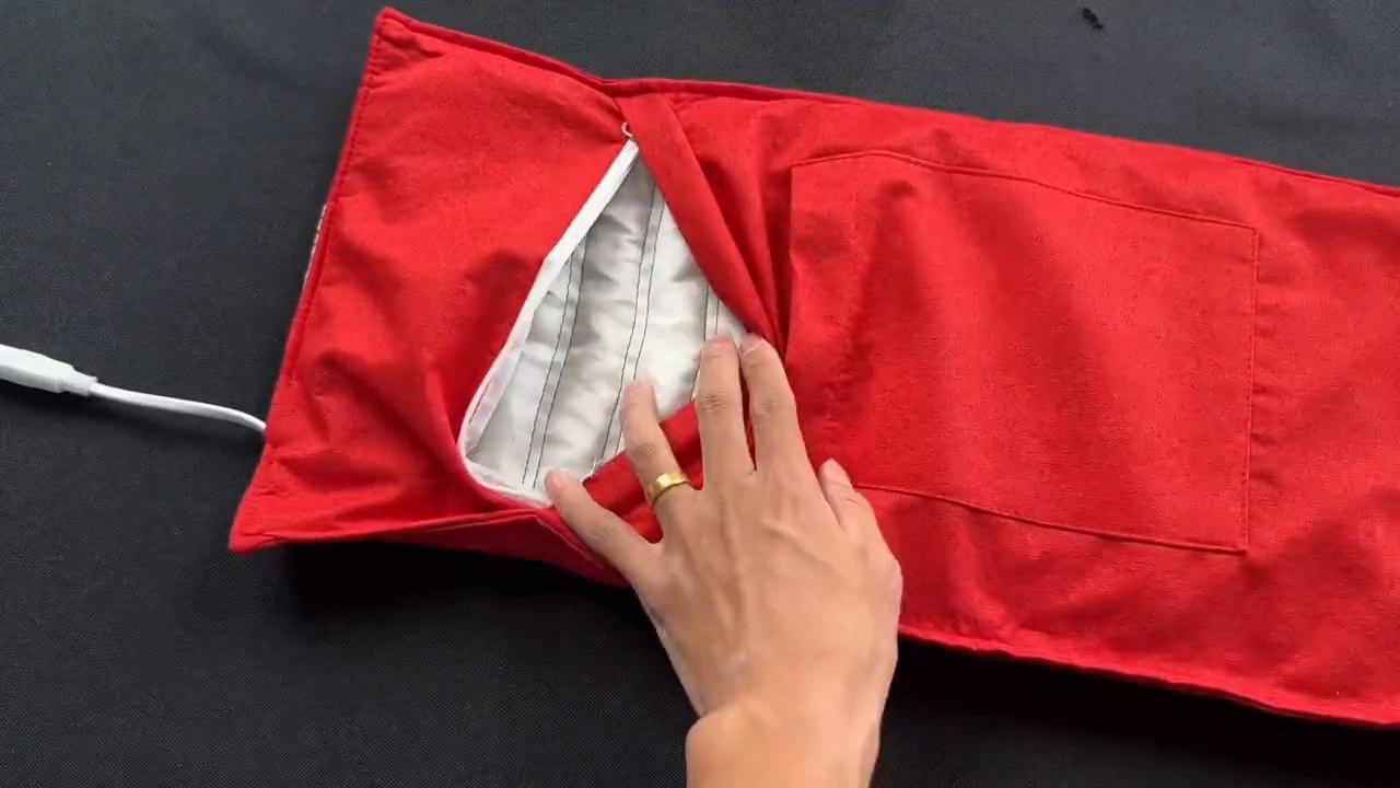 测试海盐热敷,海盐袋热敷包电加热测试