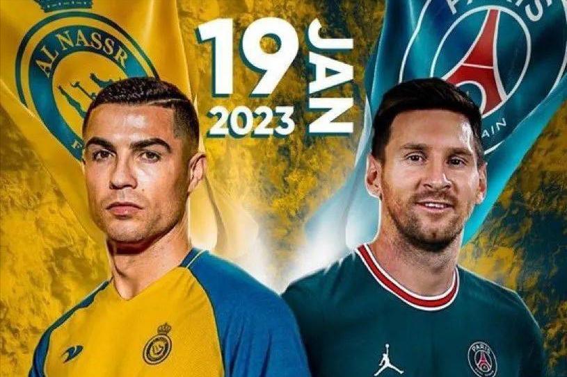 梅西与c罗巅峰对决c罗点球梅开2度,在梅西注视下c罗打破纪录