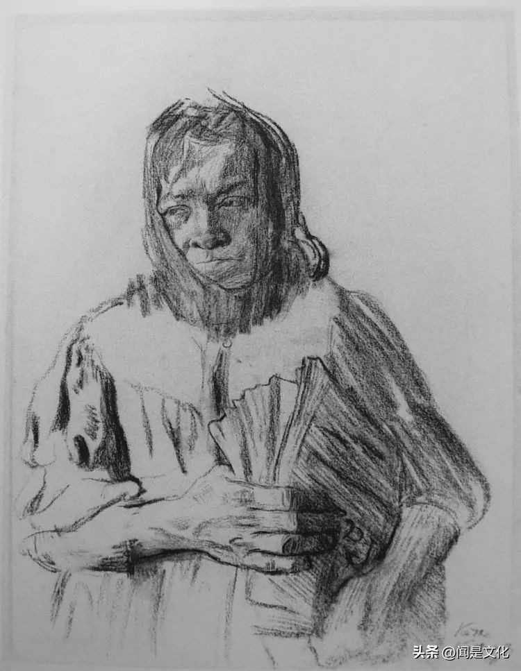 天津美院教授于小冬速写,于小冬美院速写图文