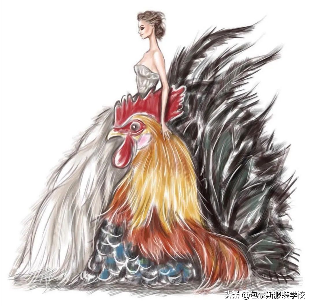 国际时尚插画师插画作品欣赏图文,创意插画古埃及