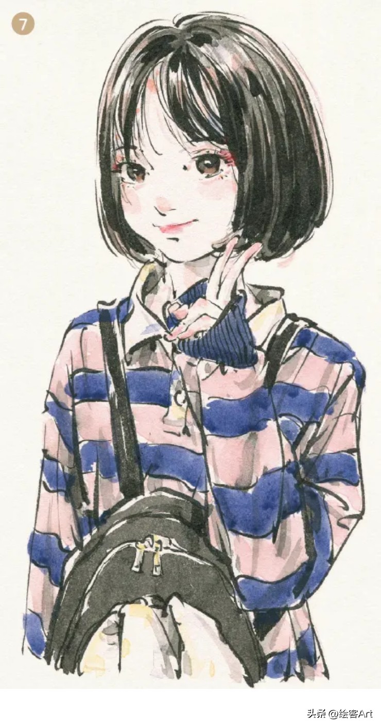 吃了十吨德芙的手去哪里买?这里!超丝滑的水墨漫画教程,马住