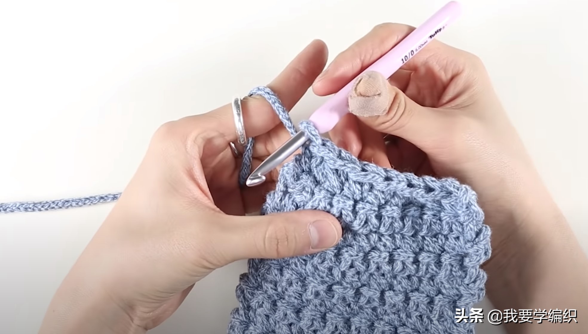 新手入门学钩小包,新手学钩包包视频教程