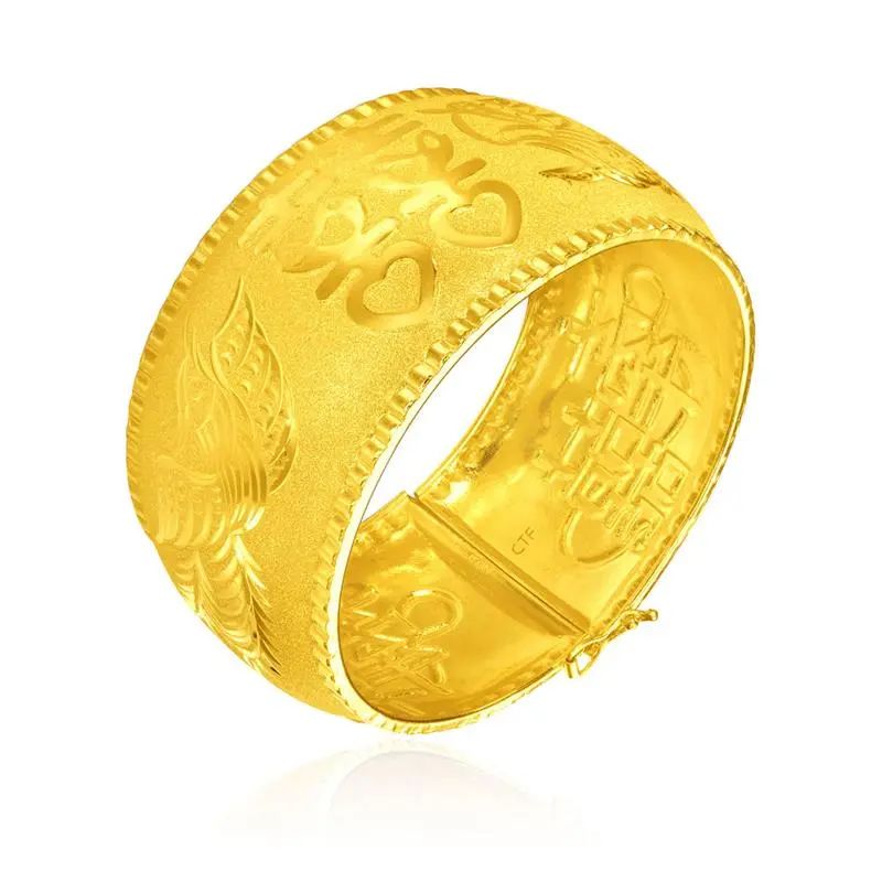 周大福项链新款2023婚嫁系列,周大福黄金首饰婚嫁系列