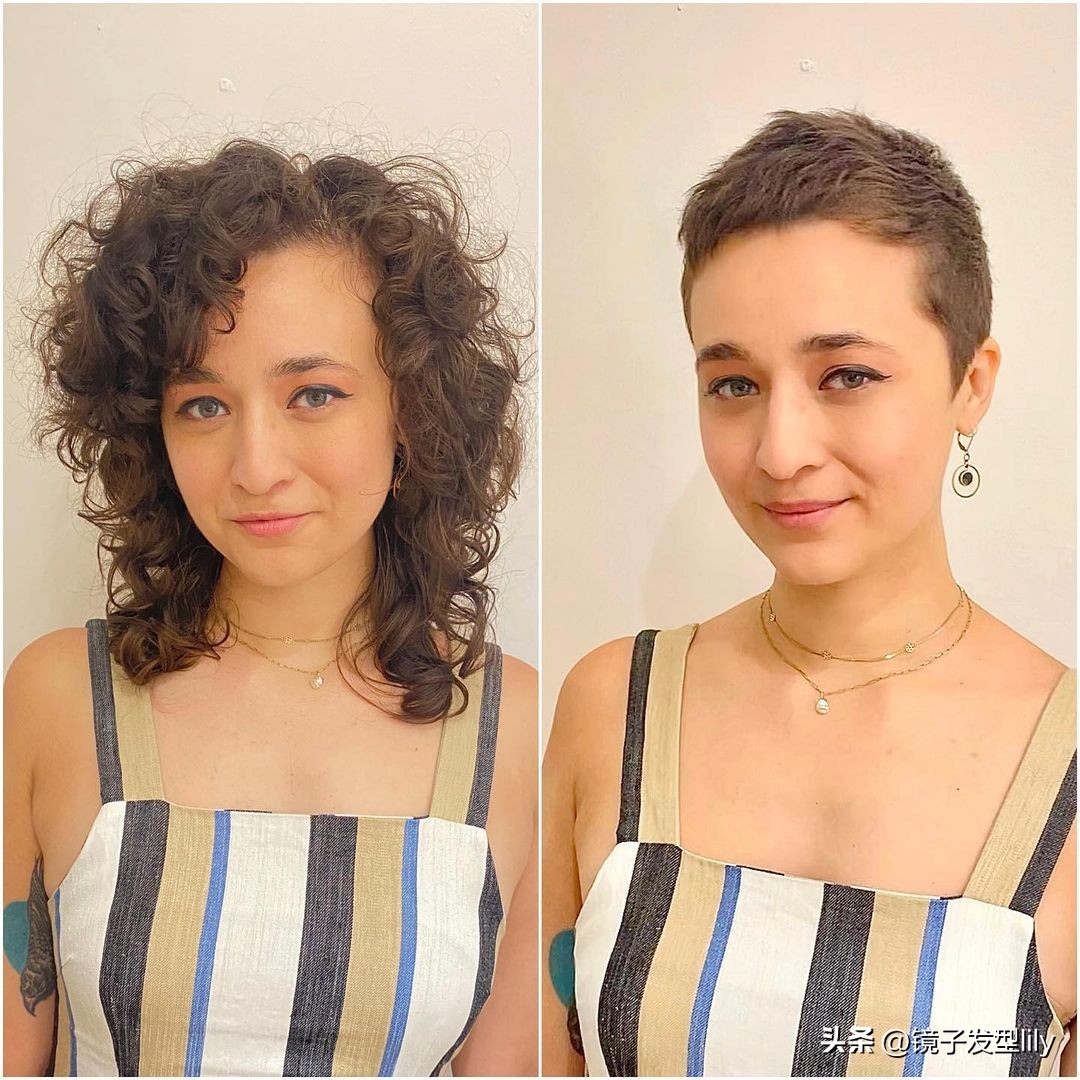 剪女发超短发教程,女发怎么剪的通透有美感