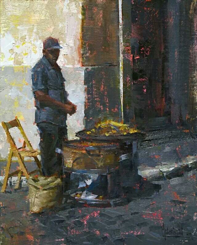 美国画家delbertgish油画作品欣赏,美国现代印象派女画家