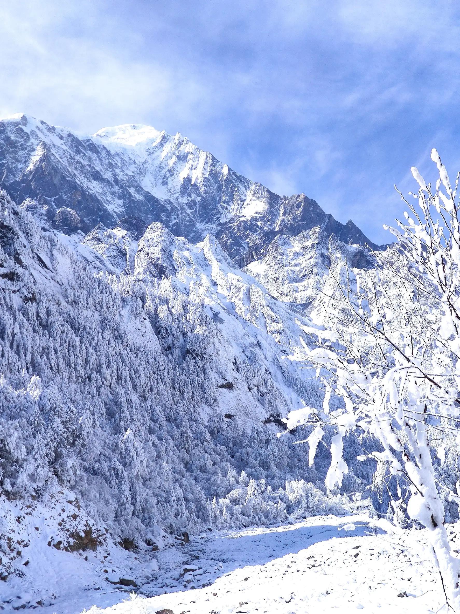 川西雪景旅游地,四川燕子沟旅游攻略