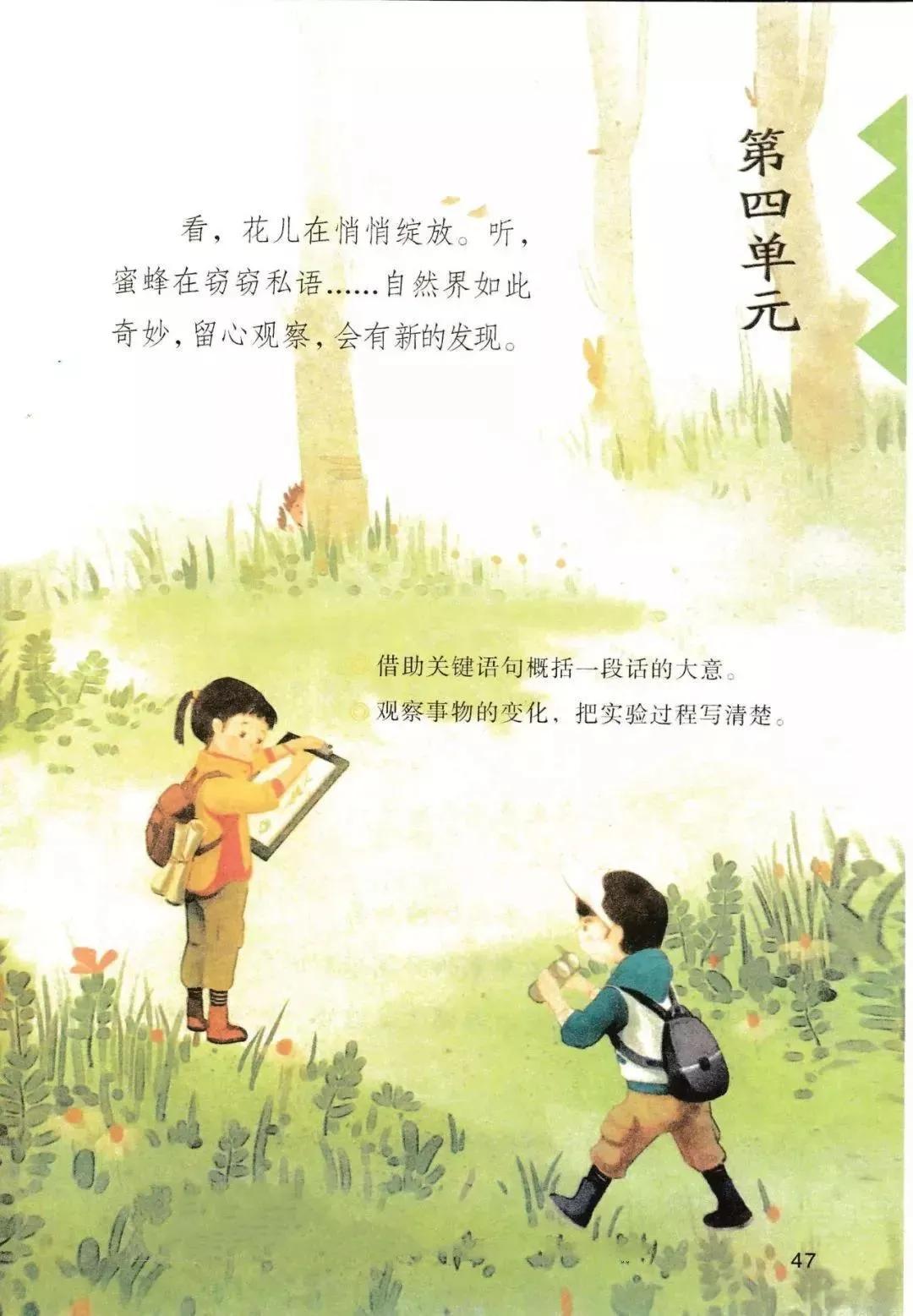 人教版小学语文三年级下册课本（电子版）寒假预习，快收藏