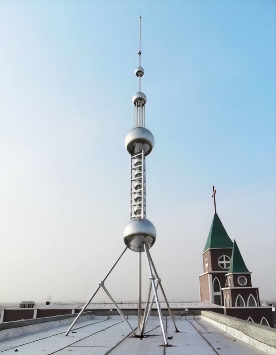 大避雷针和小避雷针联合避雷,避雷线与避雷针保护范围哪个大