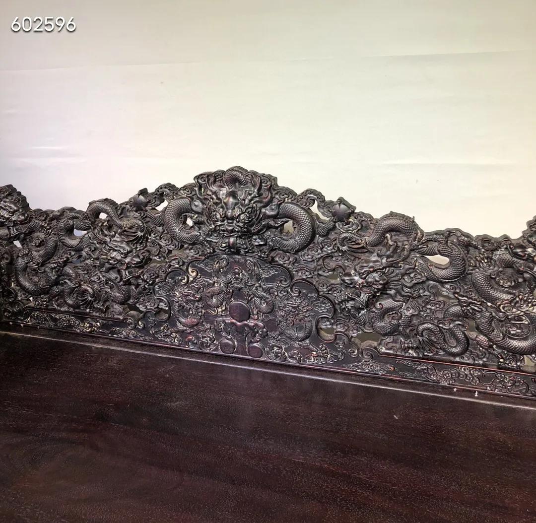 小叶紫檀罗汉床龙床,红木小叶紫檀罗汉床